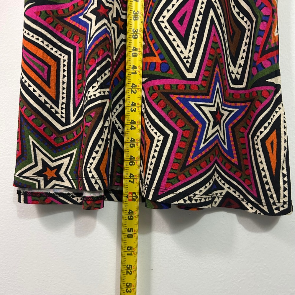 Farm Rio Size Small Mystic Trip Jersey Knit Dress Geometric Star Print - Picture 11 of 11